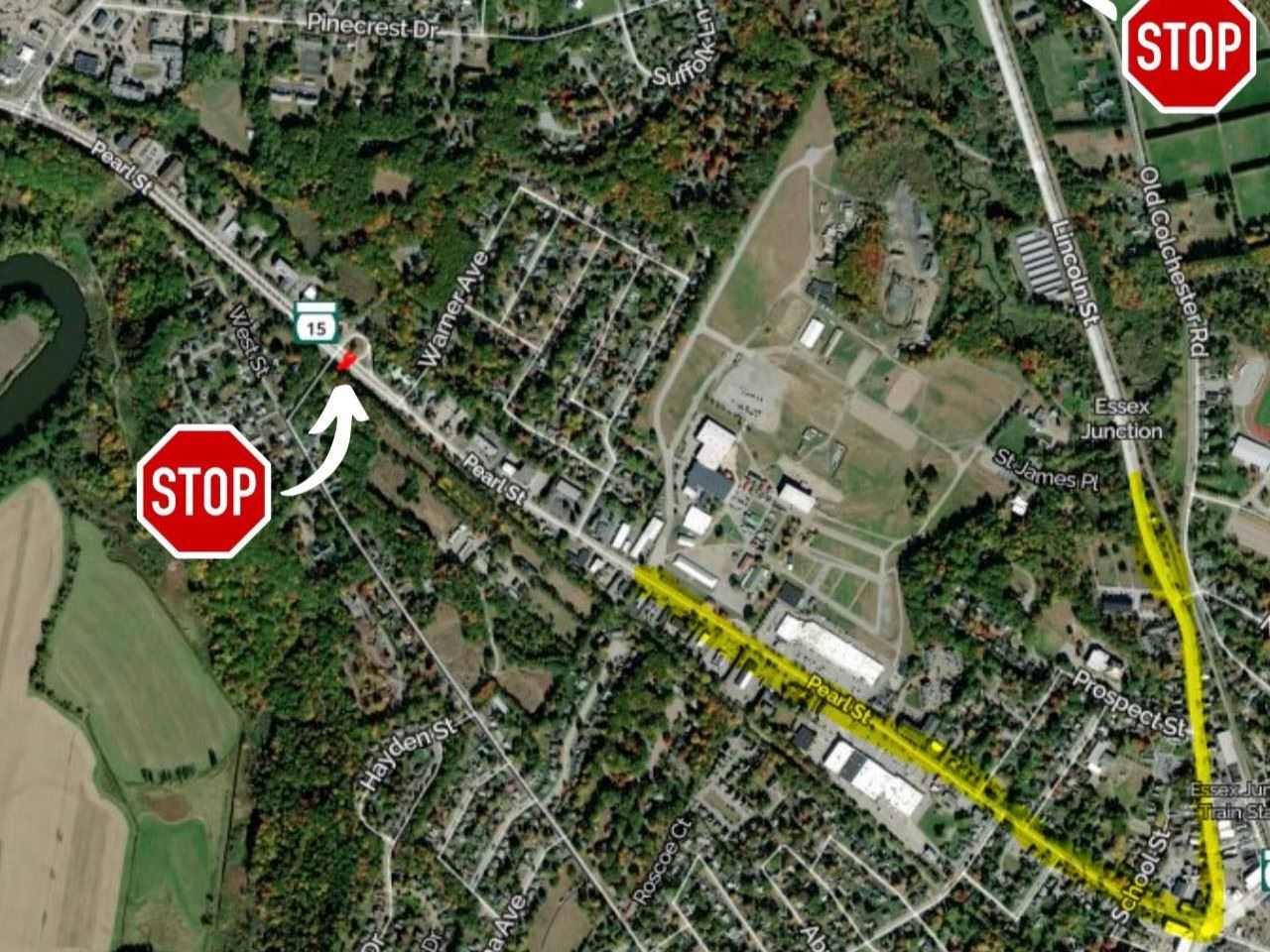 Memorial Day Parade Route