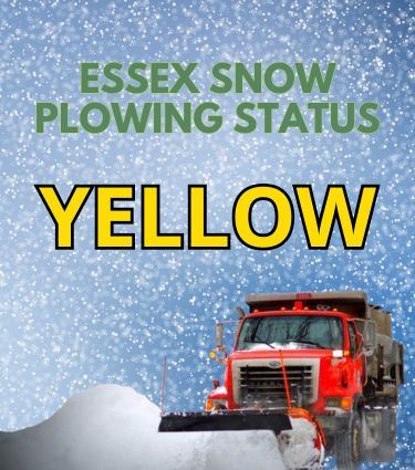 Essex Snow Plow Status YELLOW