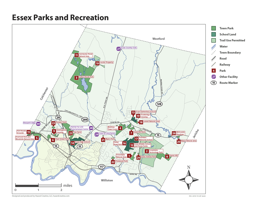 Essex Parks Map